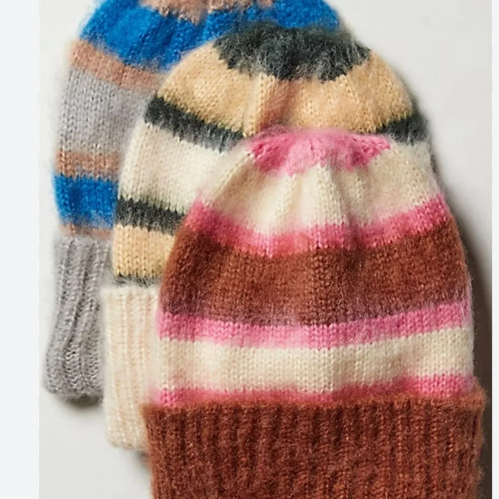 NWOT Free People The Groove Stripe Beanie
